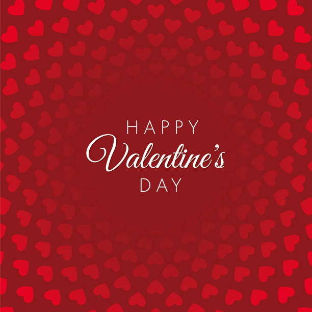 Valentine's Day Card. Valentine's Day Card - Illustration happy valentines day stock illustrations