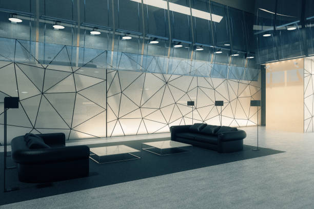 istock New interior with business lounge 896295816