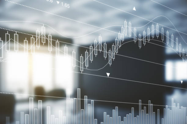 concept d'affaires - stock market data finance chart home finances photos et images de collection
