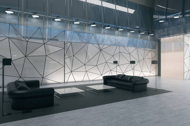 istock Contemporary interior with business lounge 896306332