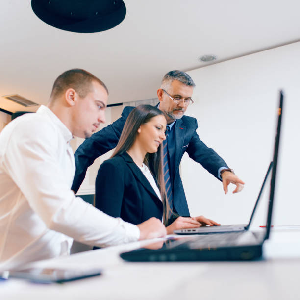 istock Three departments working towards one goal 896307084