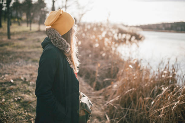 istock Beautiful lake and landscape around it 896311320