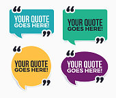 istock Your Quote Here Speech Bubbles 896319014