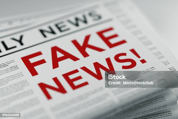 Fake News And Fake Newspaper Stock Photo - Download Image Now - Fake News, Artificial, Business