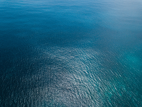 Aerial view of sea surface