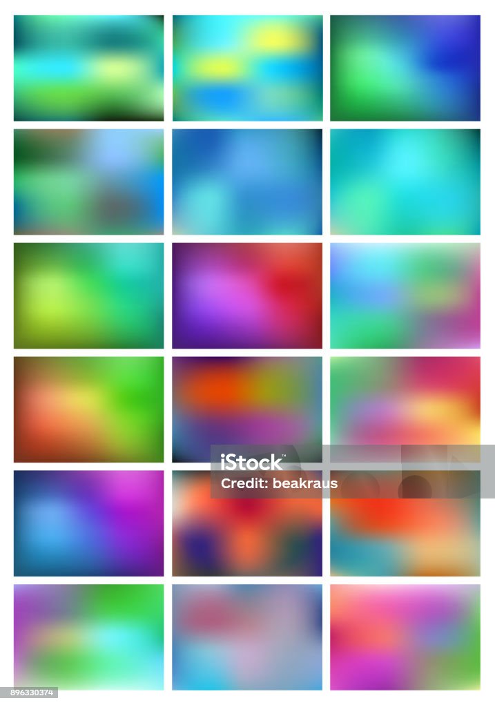Which Background Abstract Gradient Backgrounds Vector Set Stock Illustration - Download ...