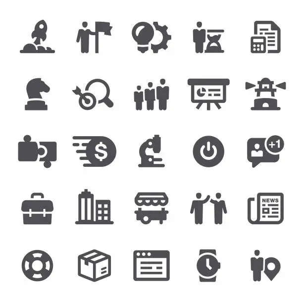 Vector illustration of Startup Icons