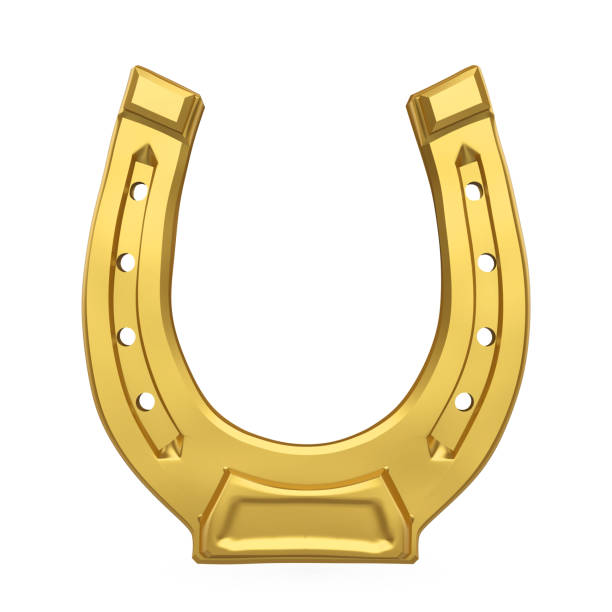 istock Golden Horseshoe Isolated 896340706