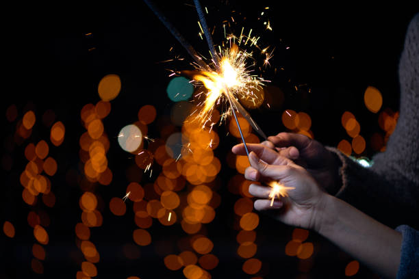 istock Emitting flame of joint sparkers 896348474