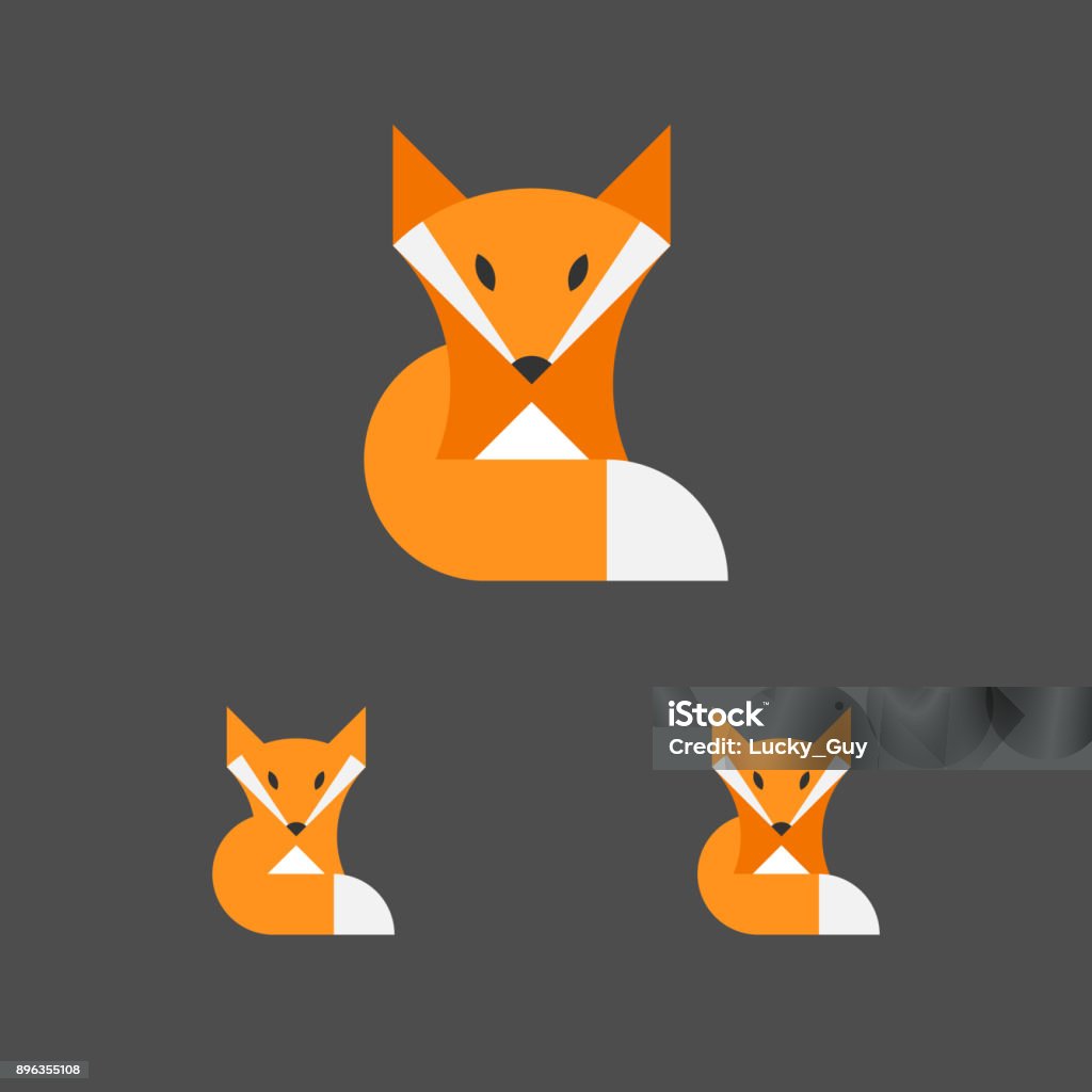 Fox Template. Logotype Set. Animal Emblem. Vector. Fox Template. Logotype Set. Animal Emblem. Vector Fox stock vector