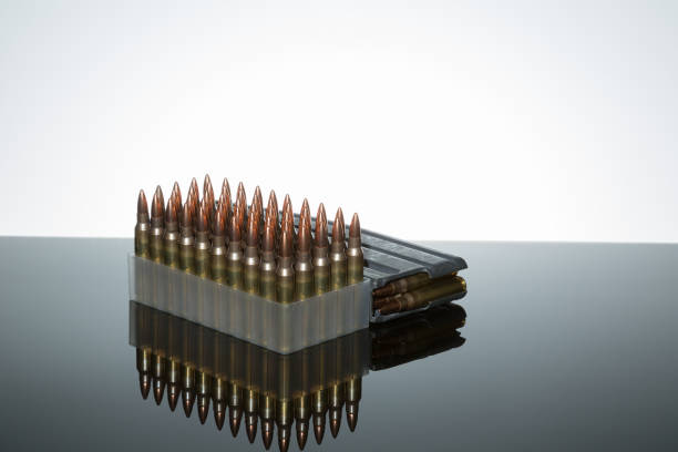 istock AR-15 Ammo and magazine 896355970