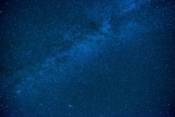 istock Blue dark night sky with many stars 896372160