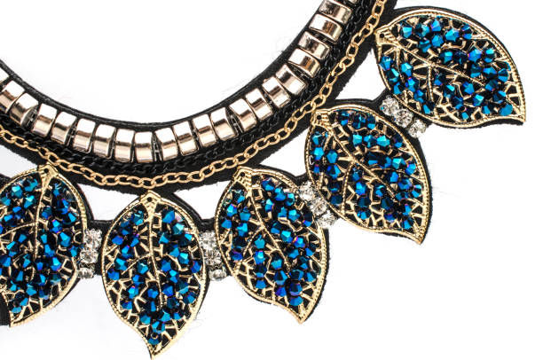 istock collar necklace with beads isolated on white 896374936