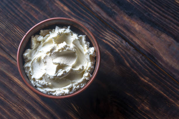 istock Mascarpone - Italian cream cheese 896377970