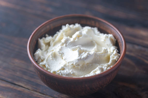 istock Mascarpone - Italian cream cheese 896378002