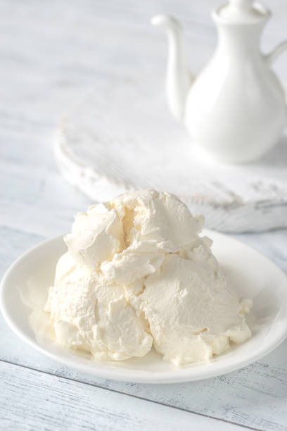 istock Mascarpone - Italian cream cheese 896378240