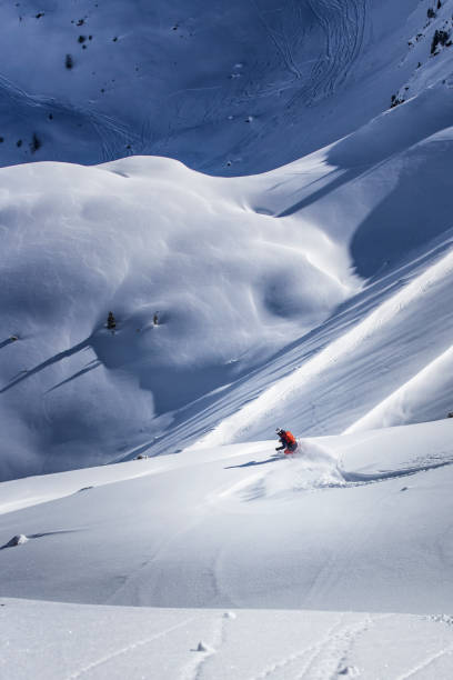 istock Joy of freeride skiing 896380668