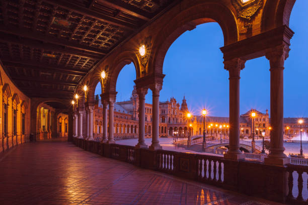 istock Plaza de Espana, Seville 896383608