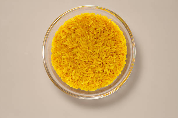 istock Whole Grains. Healthy grain foods. Saffron Rice. 896387550