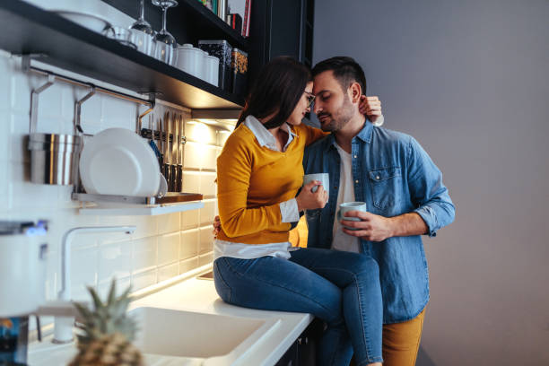 istock Morning coffee with my love 896406026