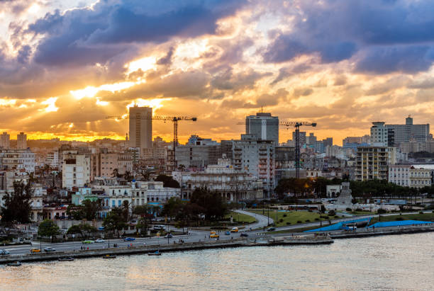 istock Sunset view at old city center, Havana, Cuba 896406196