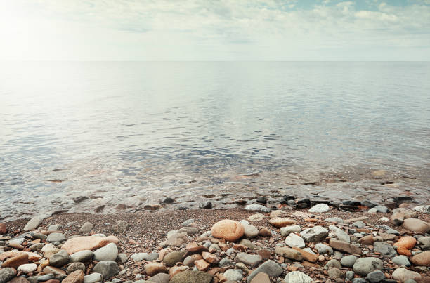 Shot of a breathtaking coastal landscape with no people