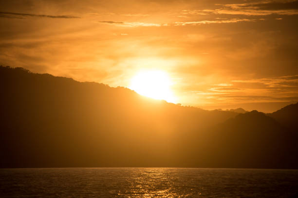 istock Orange sunset in Costa-Rica 896409576