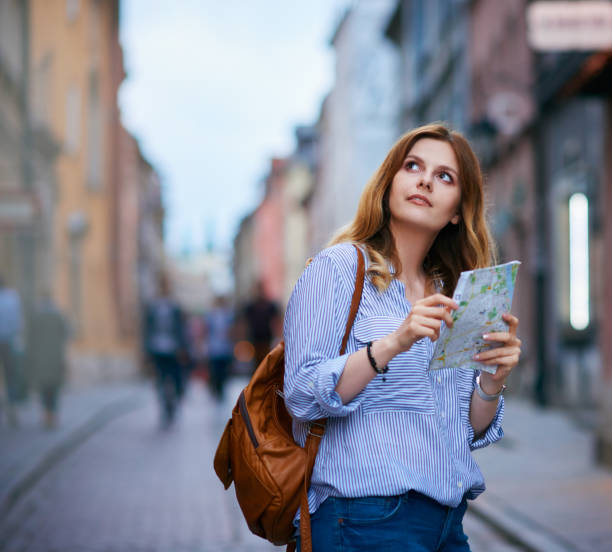 istock Mapping out her route around the city 896409664