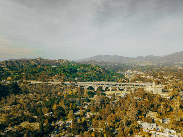 istock Aerial View of Pasadena, California 896435902