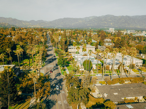 Aerial View of Pasadena, California