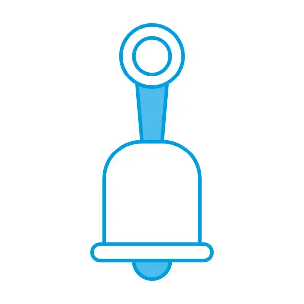 Vector illustration of Handbell service symbol