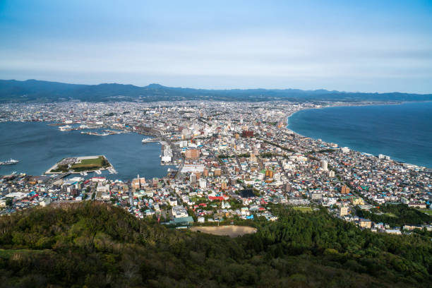 istock Hakodate Hokkaido, Japan autumn skyline. 896458388