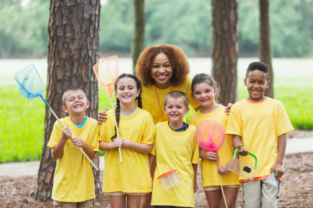 Diversity  summer camp stock pictures, royalty-free photos & images