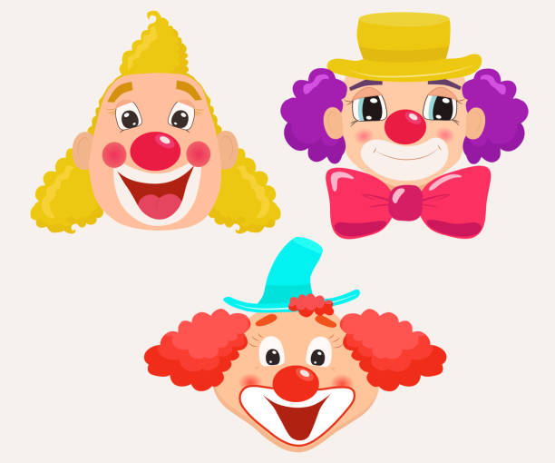 Maquillaje De Payaso Bonito - Banco de fotos e imágenes de stock - iStock Maquillaje De Payaso Bonito - Banco de fotos e imágenes de stock - iStock