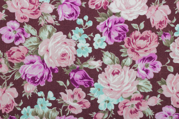 istock vintage style of tapestry flowers fabric pattern background 896482832