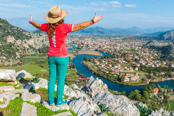 istock Kaunos ancient city from Dalyan, Turkey. 896567352