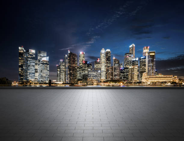 Urban Parking Lot in Singapore