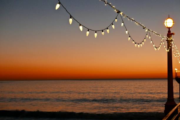 istock Deep orange sunset over southern California 896604046