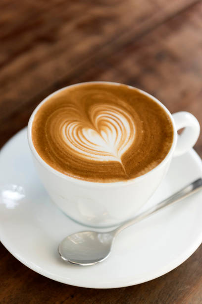 istock A cup of coffee with love latte art 896618752