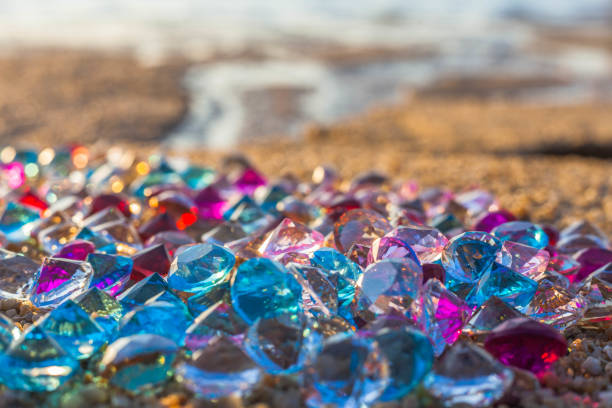istock sun shine on diamonds on the beach 896618826