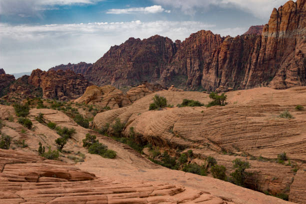 istock Fantastic red and orange peaks of Snow Canyon State Park 896646616