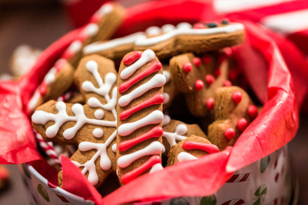istock Traditional gingerbread cookies home made 896647092
