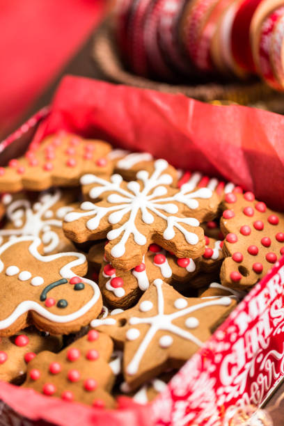 istock Traditional gingerbread cookies home made 896649694
