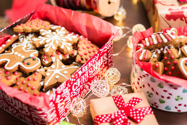 istock Traditional gingerbread cookies home made 896651338