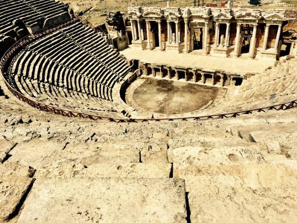 istock High angle view of Hierapolis Amphitheatre 896682854