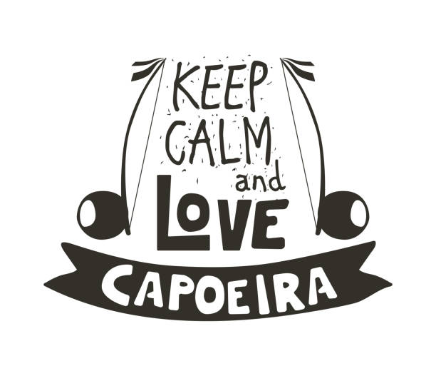 illustrations, cliparts, dessins animés et icônes de affiches de musique de capoeira - latin motto