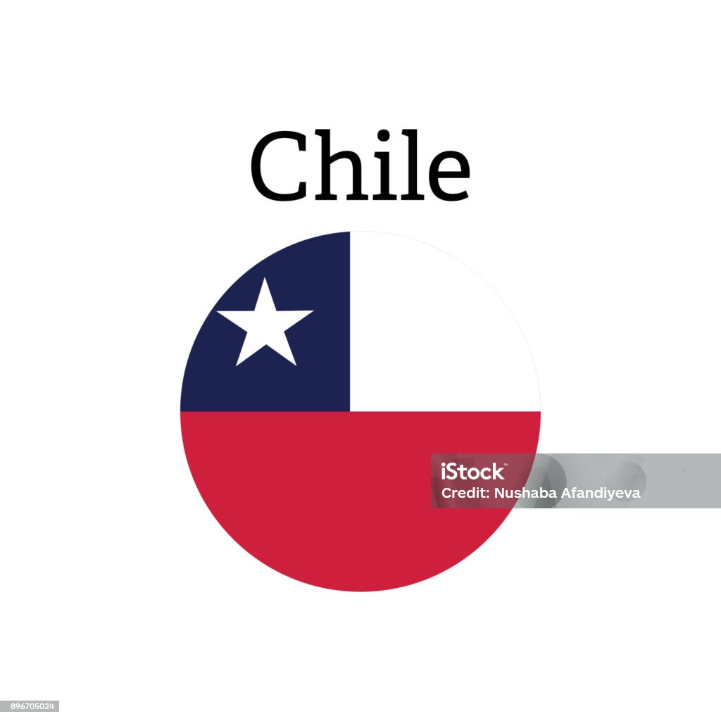 Chile Sign Chile National Flag Stock Illustration - Download Image Now ...