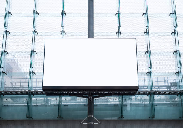 istock Mock up Billboard Banner Advertisement Media Display Building exterior 896719128
