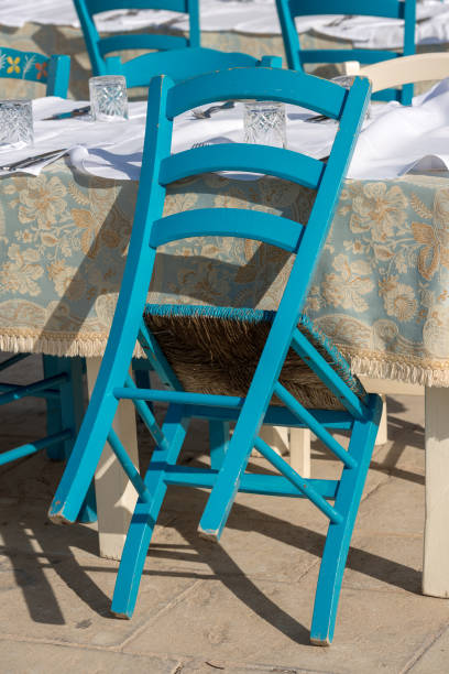 istock Tables and Chairs - Traditional Italian Restaurant 896737798