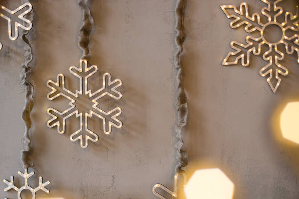 istock Snowflakes and blurry background, bokeh 896748112